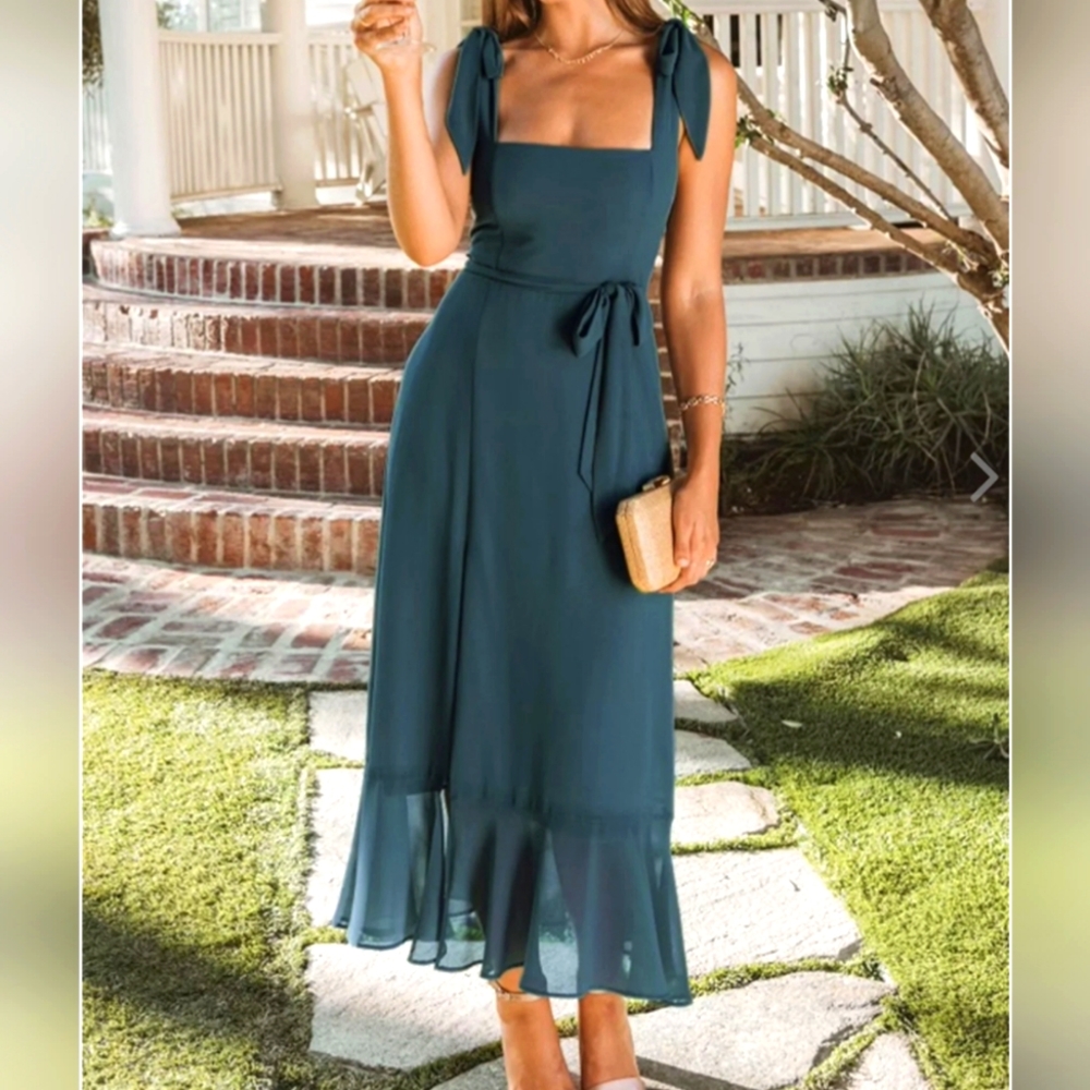 Show Me Your Mumu Claire Midi Dress Small